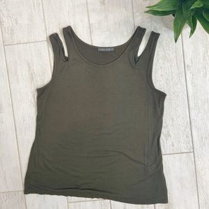 Suzy Shier Olive Green Top